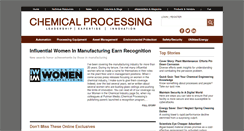 Desktop Screenshot of chemicalprocessing.com